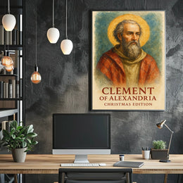 Clement of Alexandria Christmas Art Religious Heritage Poster