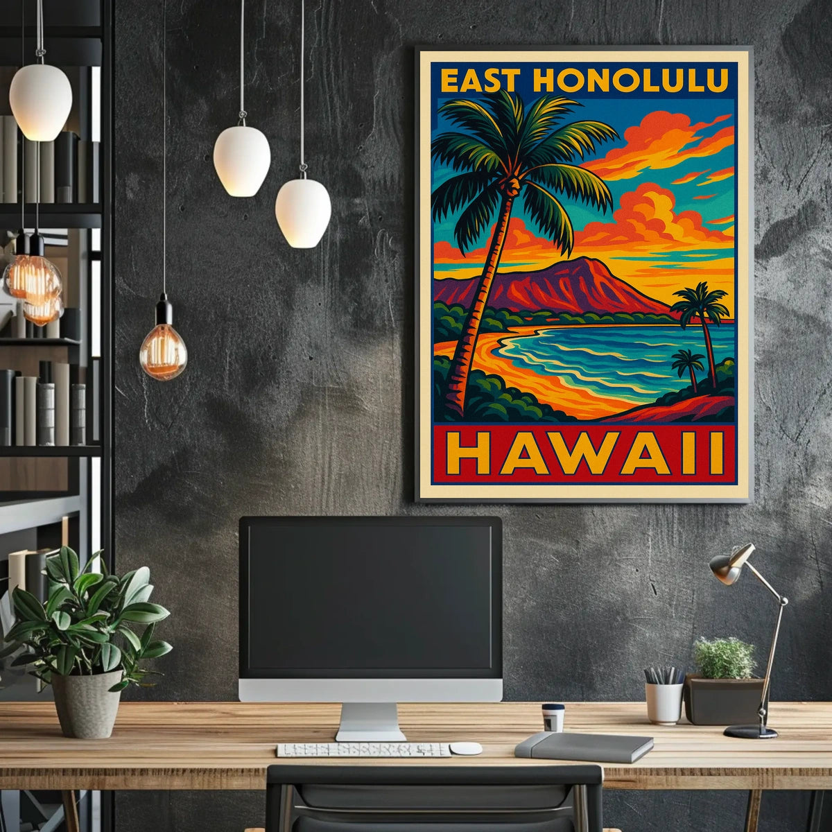 East Honolulu, Hawaii Poster