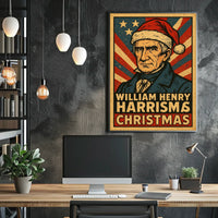 William Henry Harrison Christmas Poster