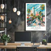 Los Angeles Vibes Poster PosterGoat