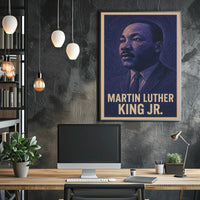 Martin Luther King Jr. A Visionary Poster