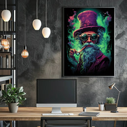 Whimsical Steampunk Wonderland: Abstract, Artistic, or Pop Culture Poster