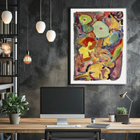 Vibrant Abstract Expression Poster