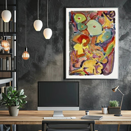 Vibrant Abstract Expression Poster