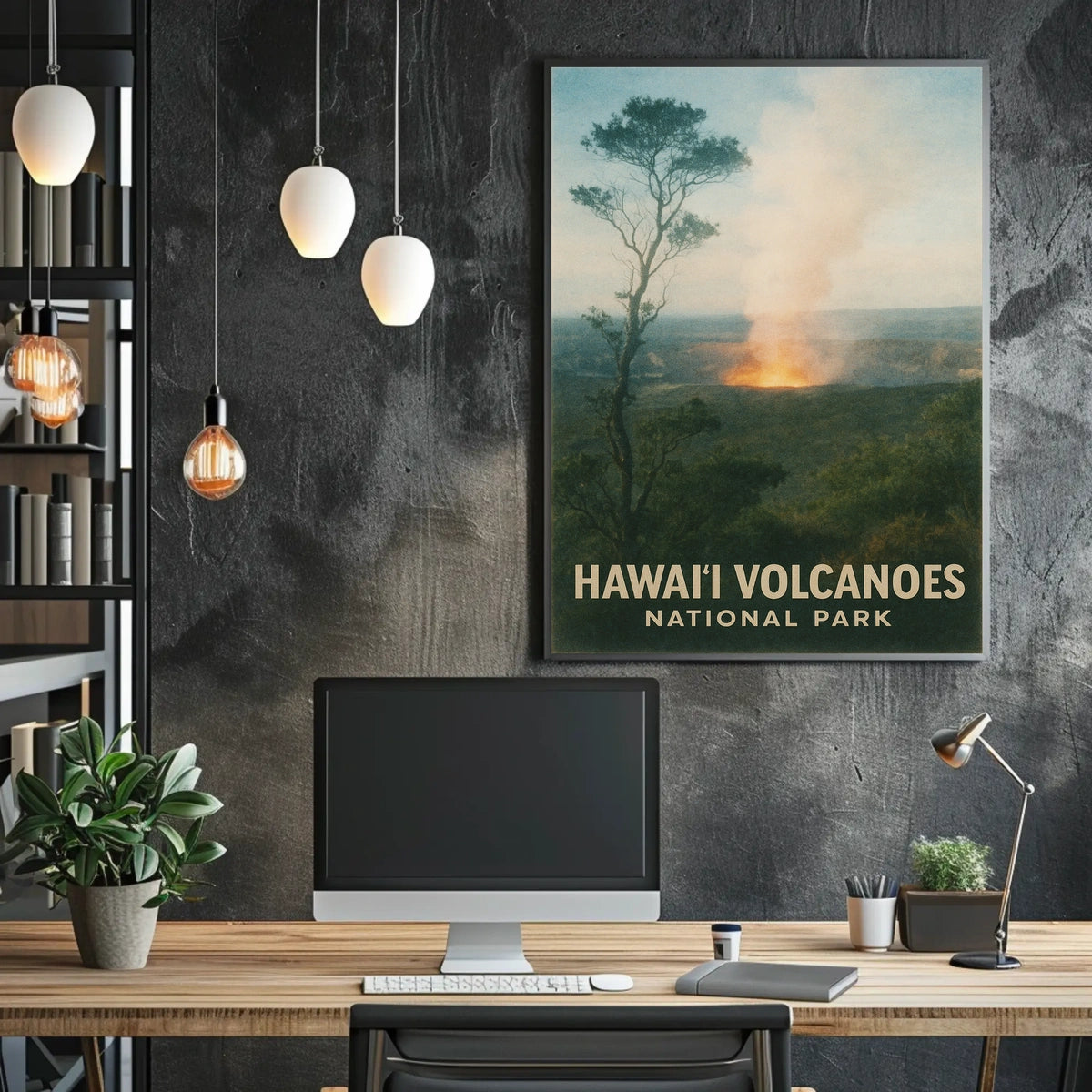 HawaiI Volcanoes National Park Poster