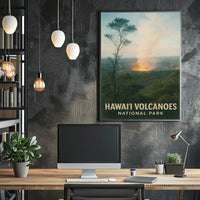 HawaiI Volcanoes National Park Poster