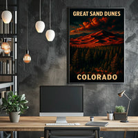 Great Sand Dunes of Colorado Poster