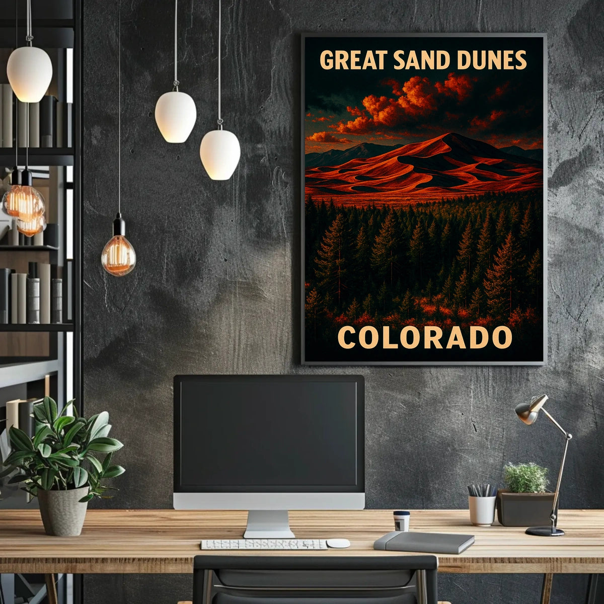 Great Sand Dunes of Colorado Poster