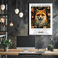 William Morris Exhibition Vintage Artistic Poster