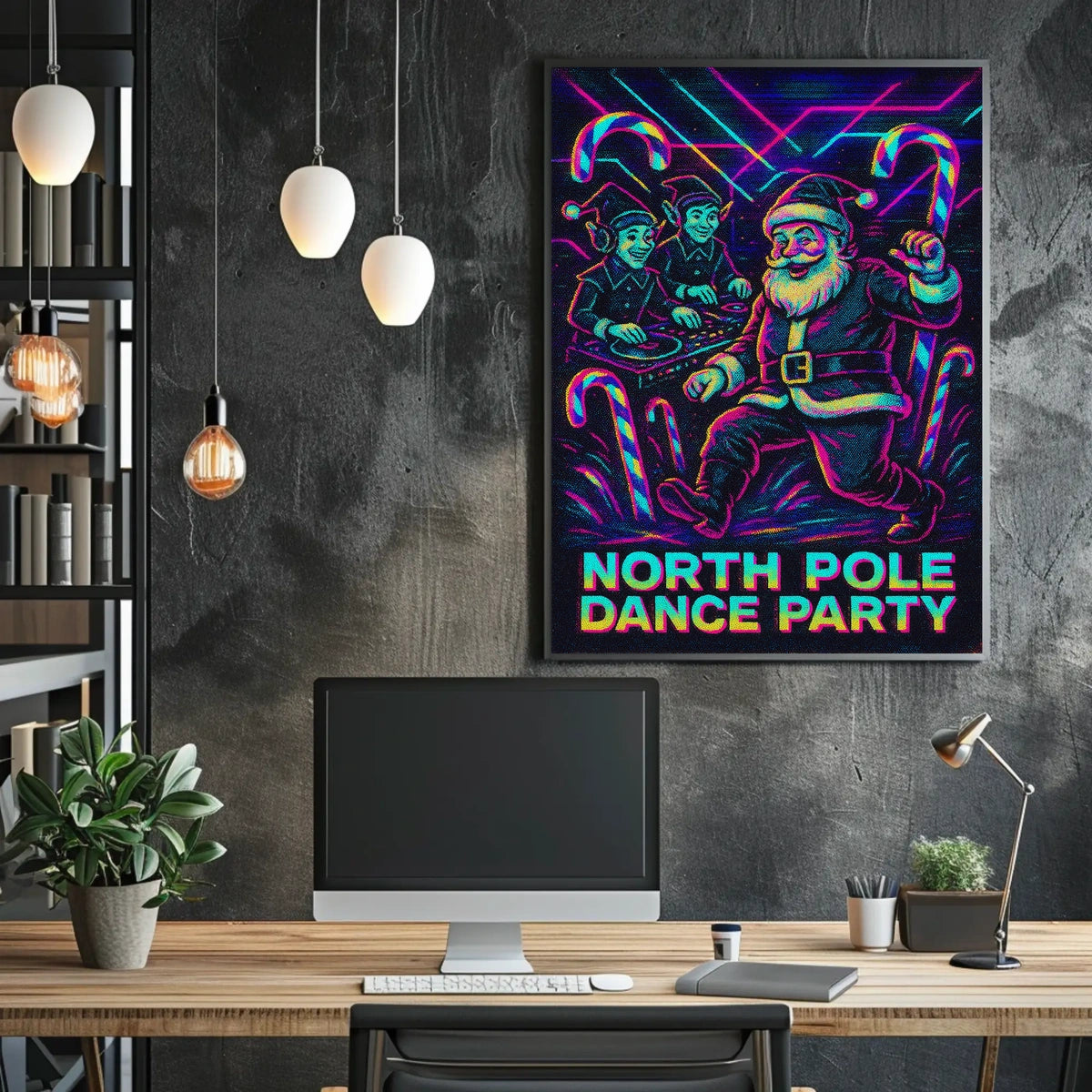 North Pole Dance Party Poster