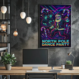 North Pole Dance Party Poster