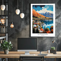 Queenstown New Zealand Poster