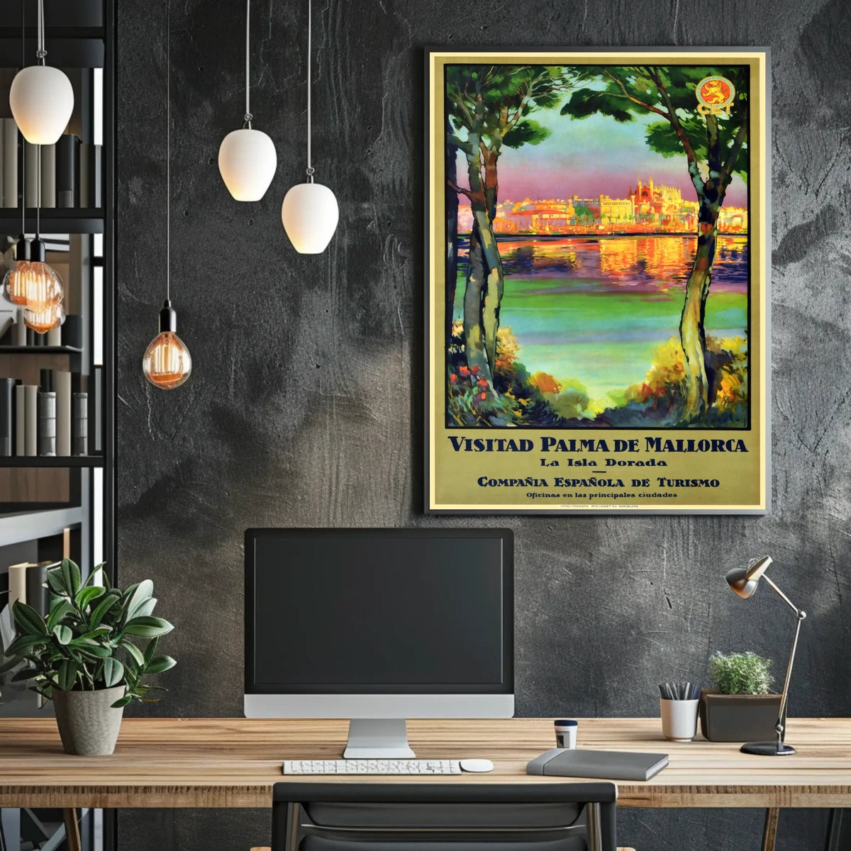 Visit Palma De Mallorca La Isla Dorada Poster