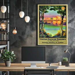 Visit Palma De Mallorca La Isla Dorada Poster
