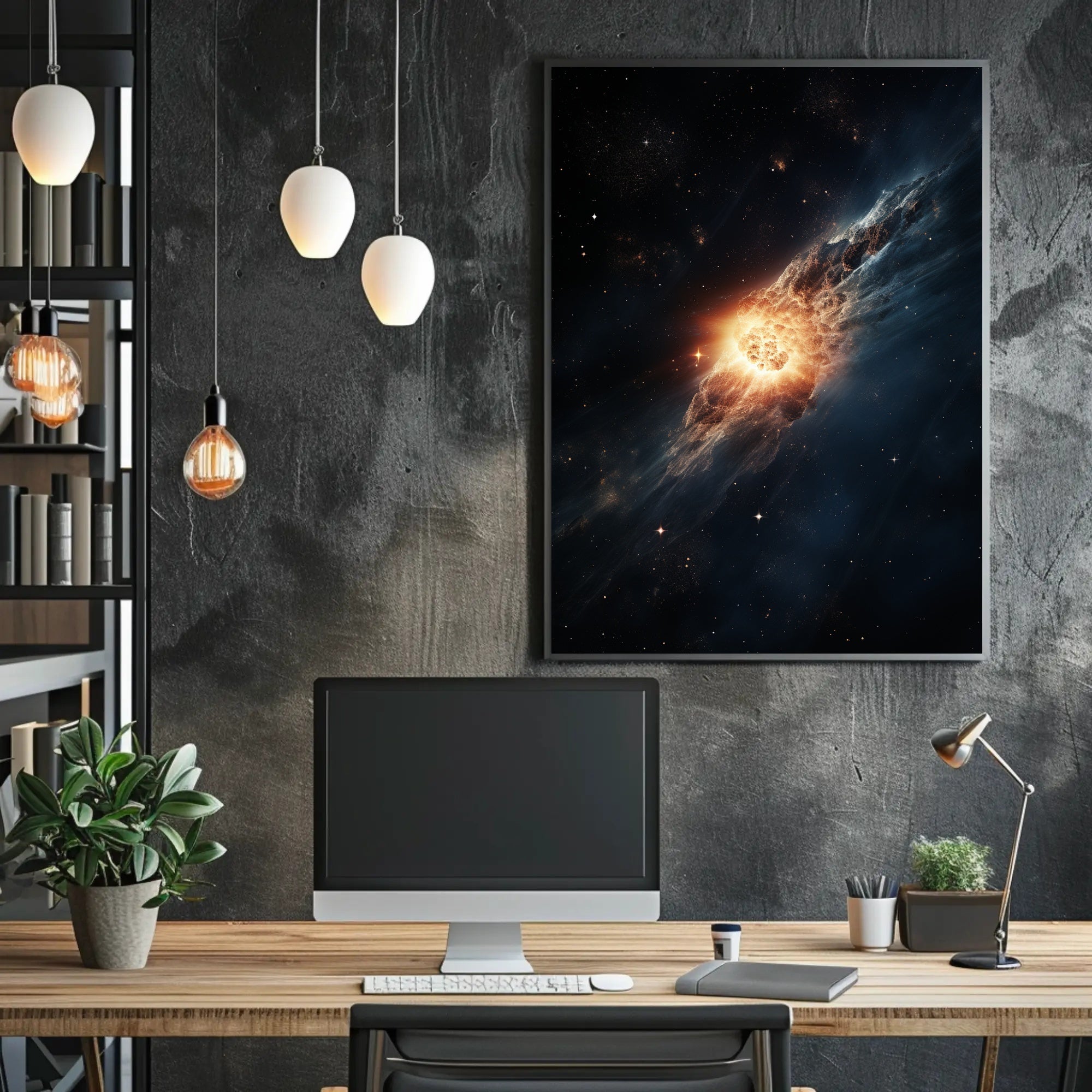 Cosmic Collision Poster