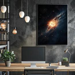 Cosmic Collision Poster