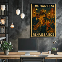 Harlem Renaissance Music and Culture Poster - Cultural or Heritage Poster