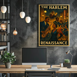 Harlem Renaissance Music and Culture Poster - Cultural or Heritage Poster