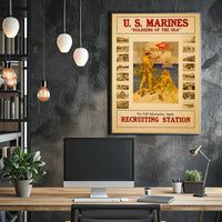 U.S. Marine Corps 'Soldiers of the Sea' Recruitment Poster