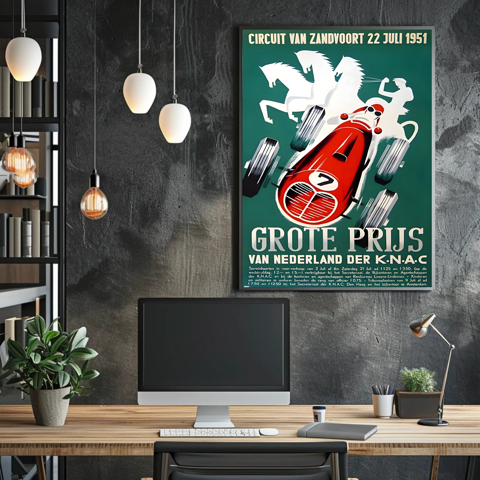 Grote Prijs van Nederland 1951 Poster