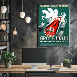 Grote Prijs van Nederland 1951 Poster