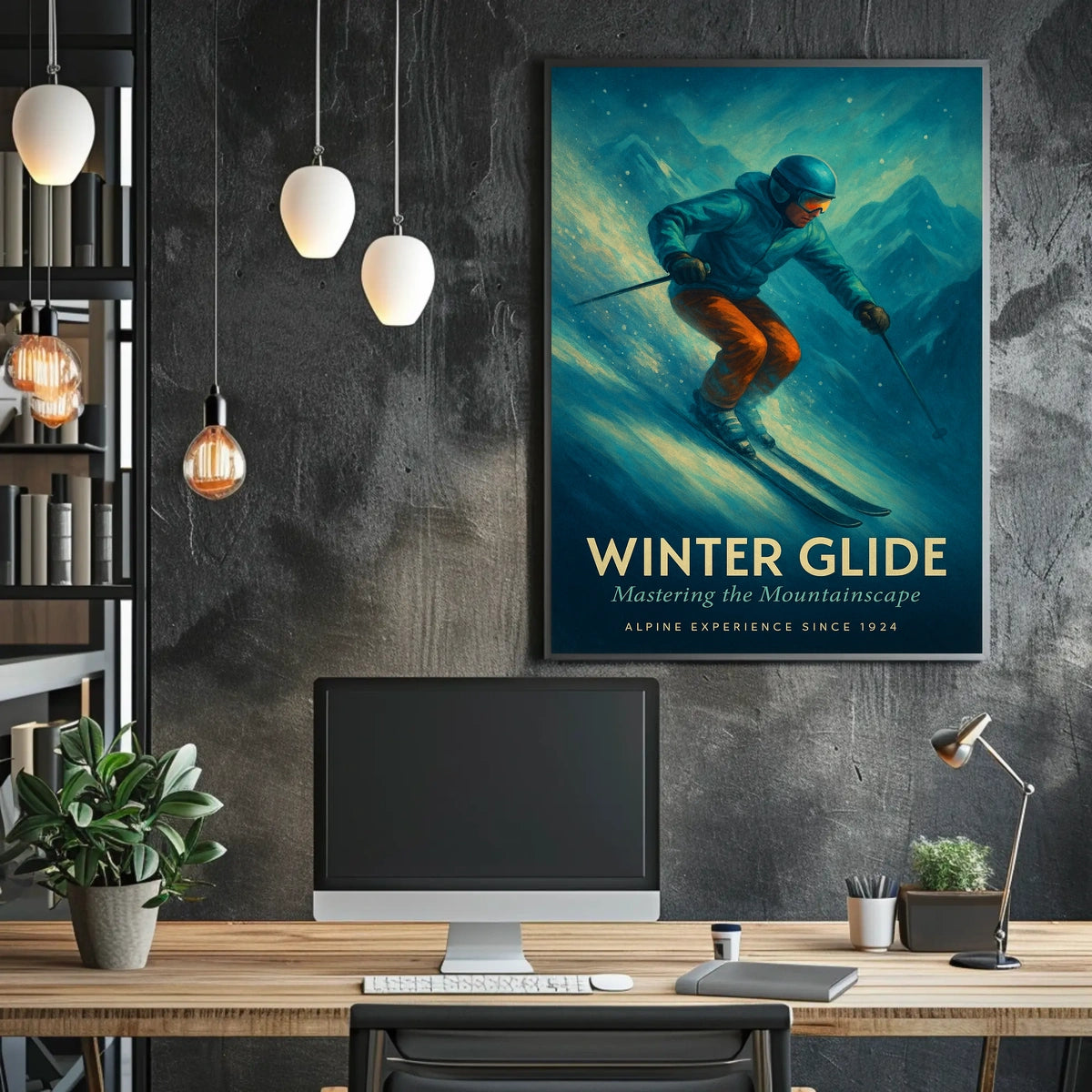 Winter Glide Poster