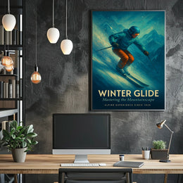 Winter Glide Poster