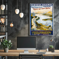 Furness Railway Lake Excursions Vintage Travel Poster PosterGoat