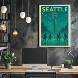 Seattle Winter Wonderland Poster