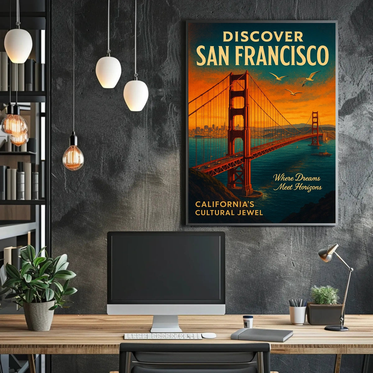 Discover San Francisco Poster