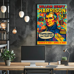 William Henry Harrison 9th President Poster PosterGoat