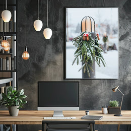 Winter Holiday Decor Poster