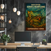 Iowa Tourism: Nature and Community, Travel Poster