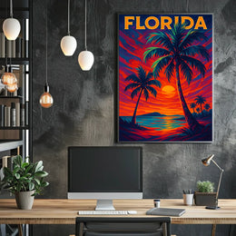 Florida Sunset Poster