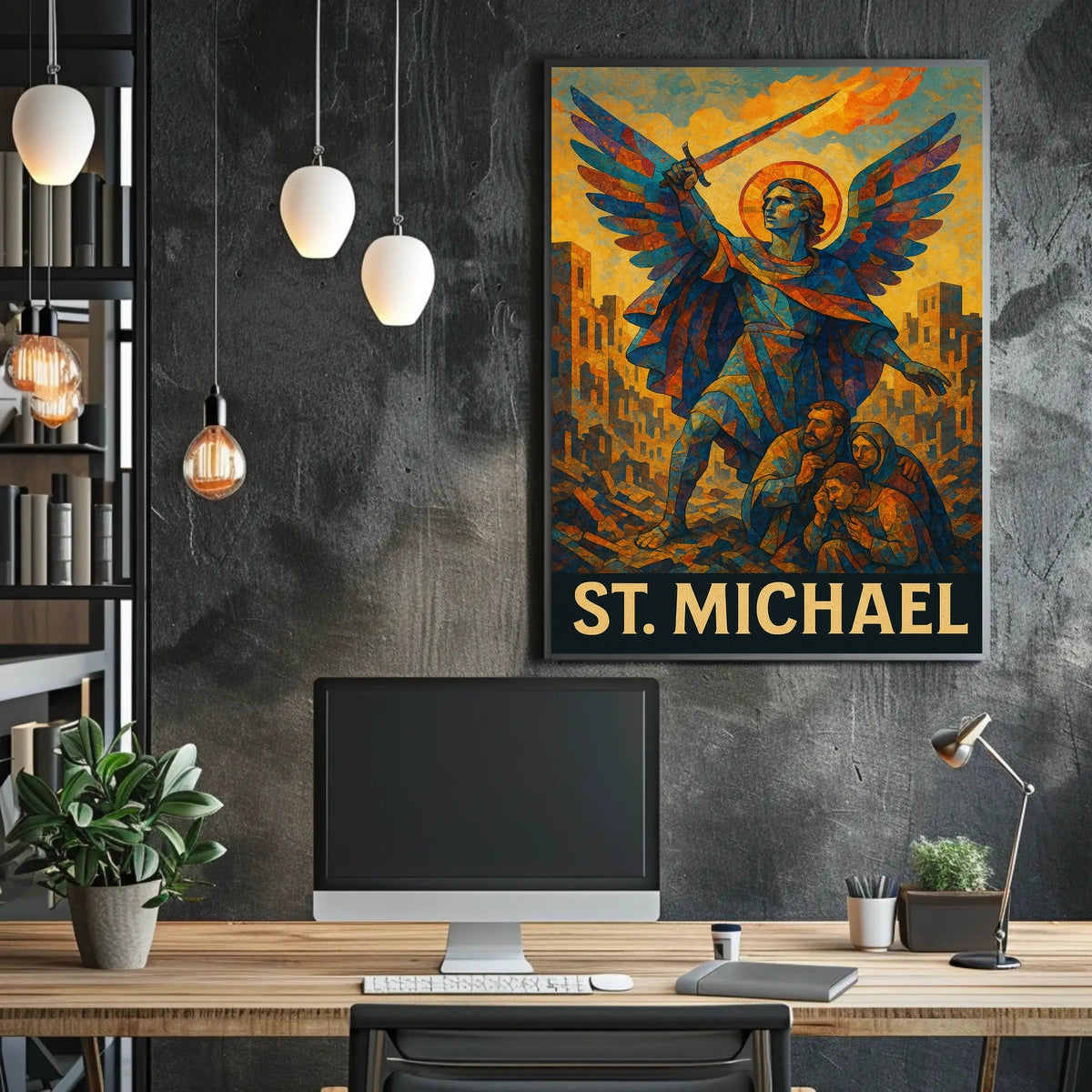 St. Michael Protector and Warrior Poster