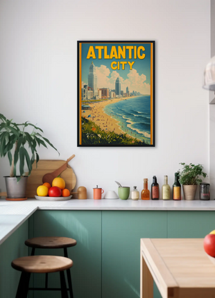 Atlantic City Beach Skyline