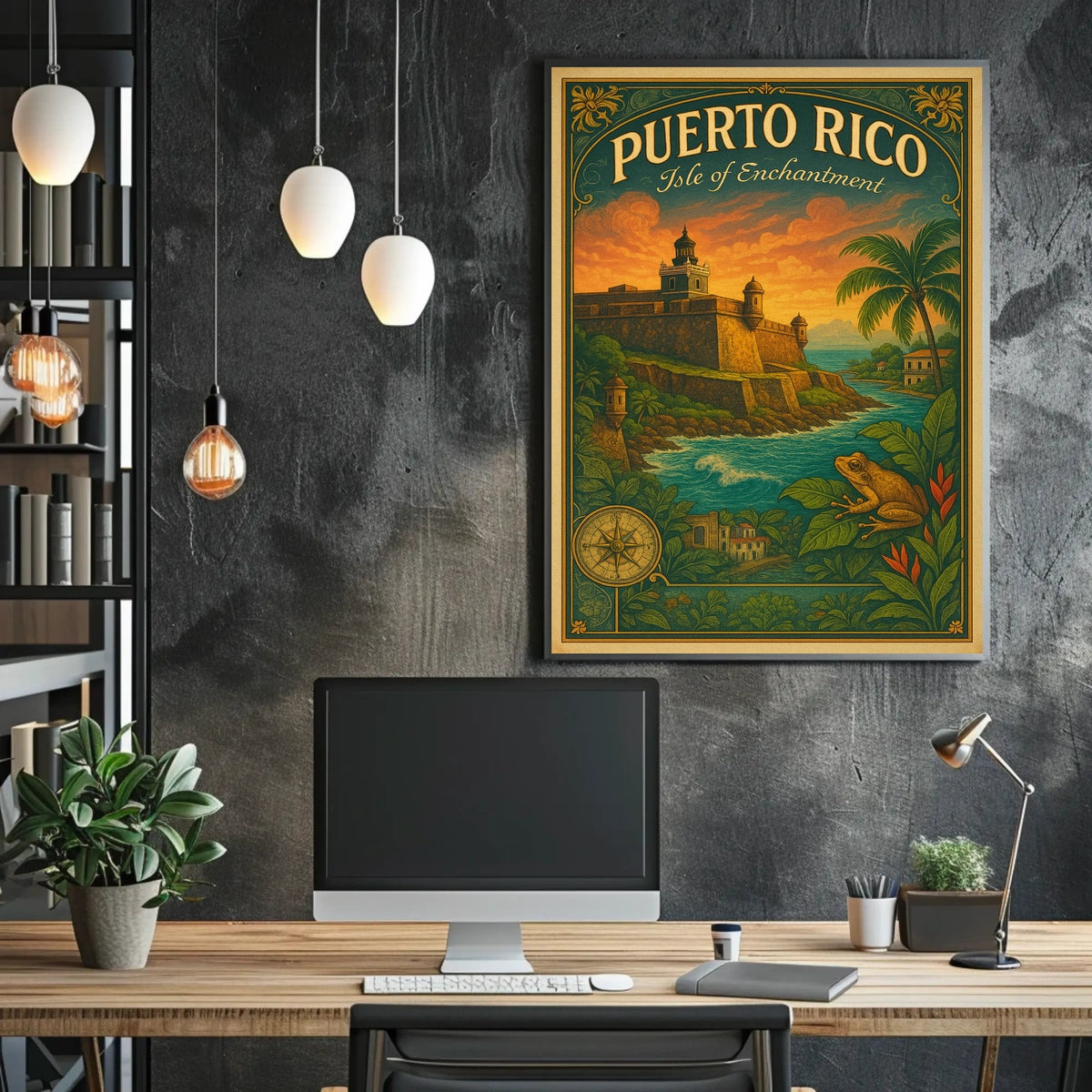 Puerto Rico Isle Of Enchantment Poster