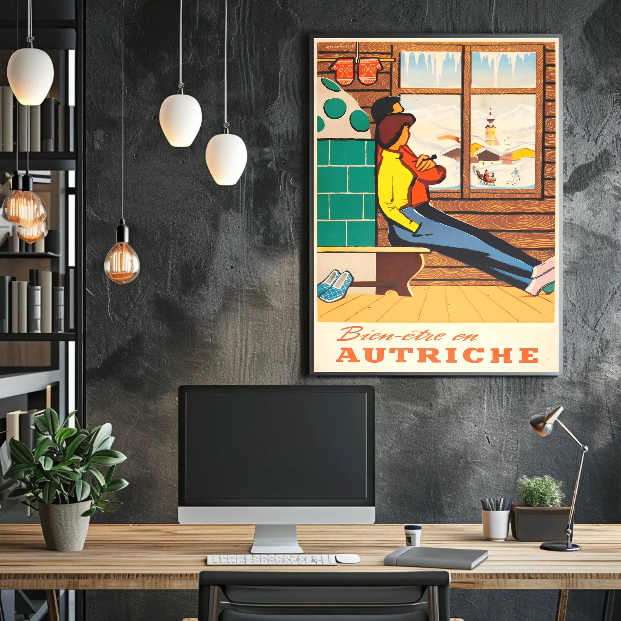 Winter Tranquility in Austria Poster PosterGoat