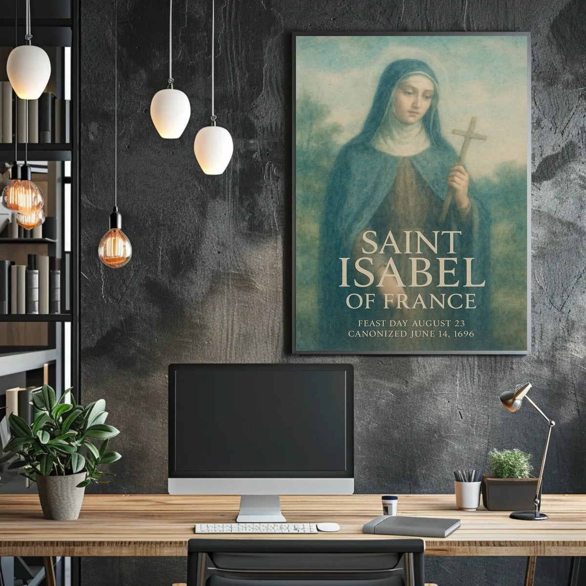 Saint Isabel of France Poster