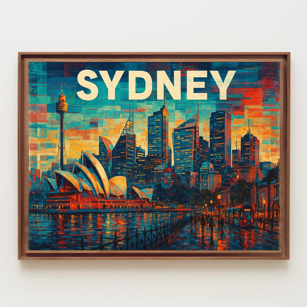 Sydney Skyline Poster