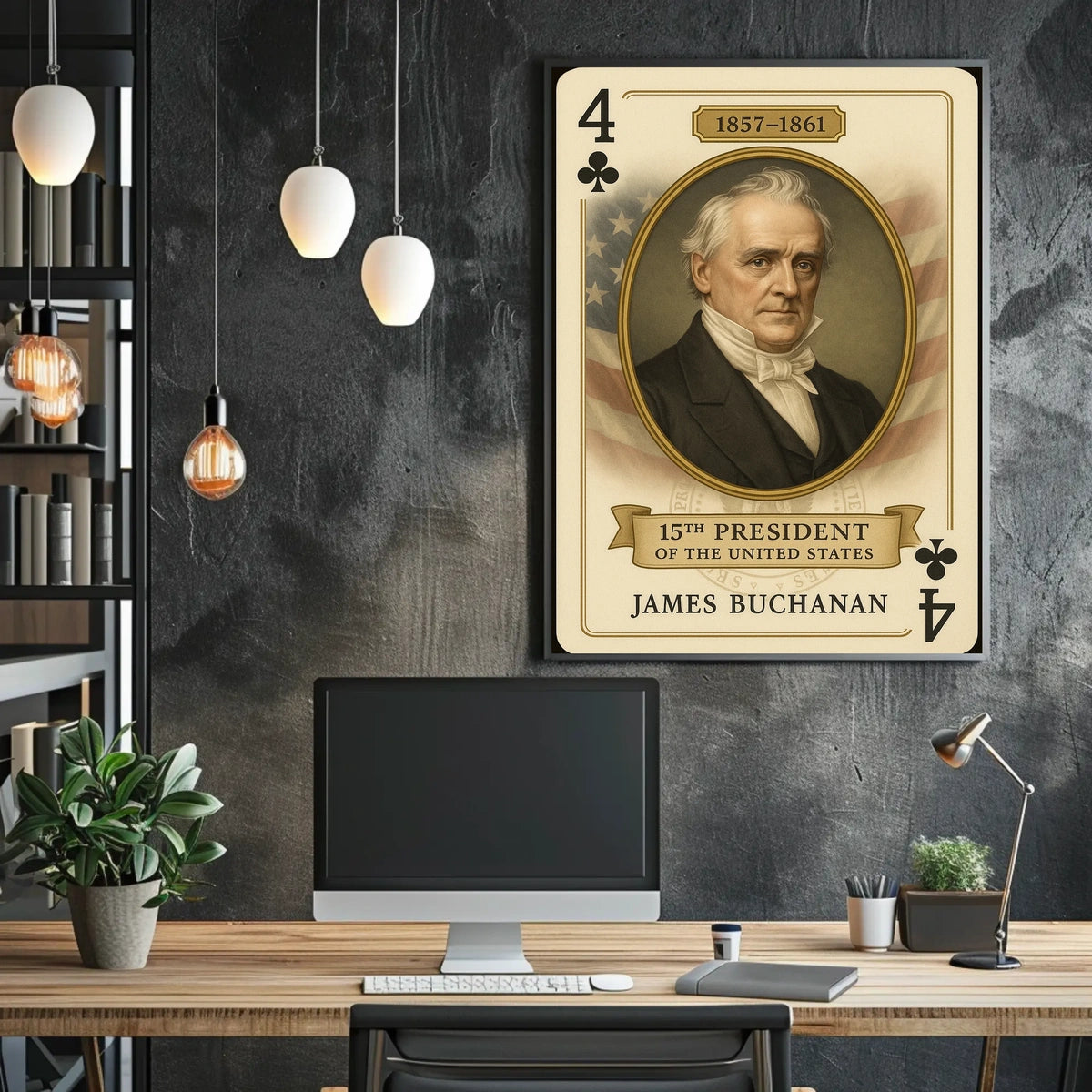 James Buchanan President Poster