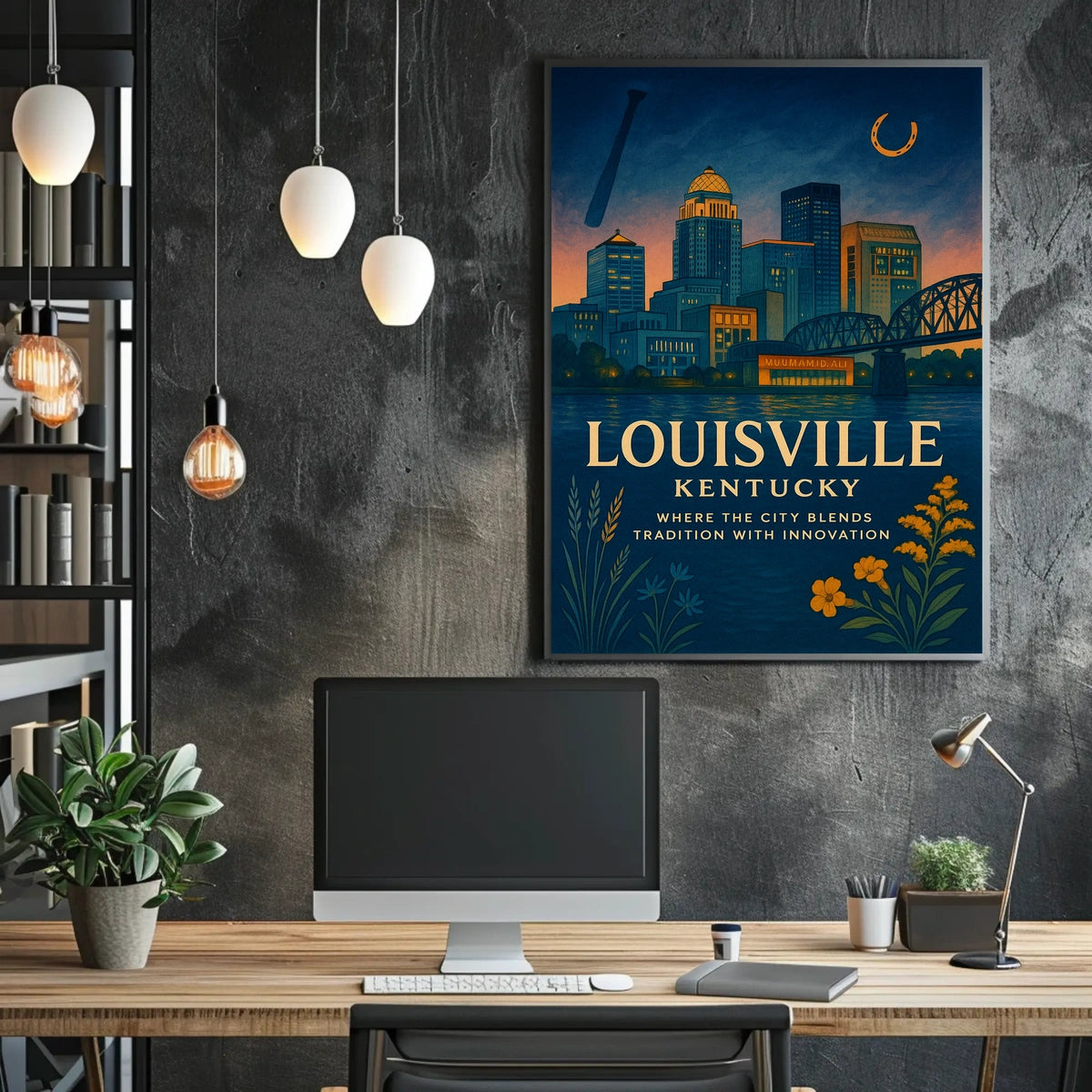 Louisville, Kentucky Tradition Meets Innovation Poster