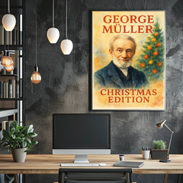 George Müller Holiday Historic Inspired Christmas Festival Poster
