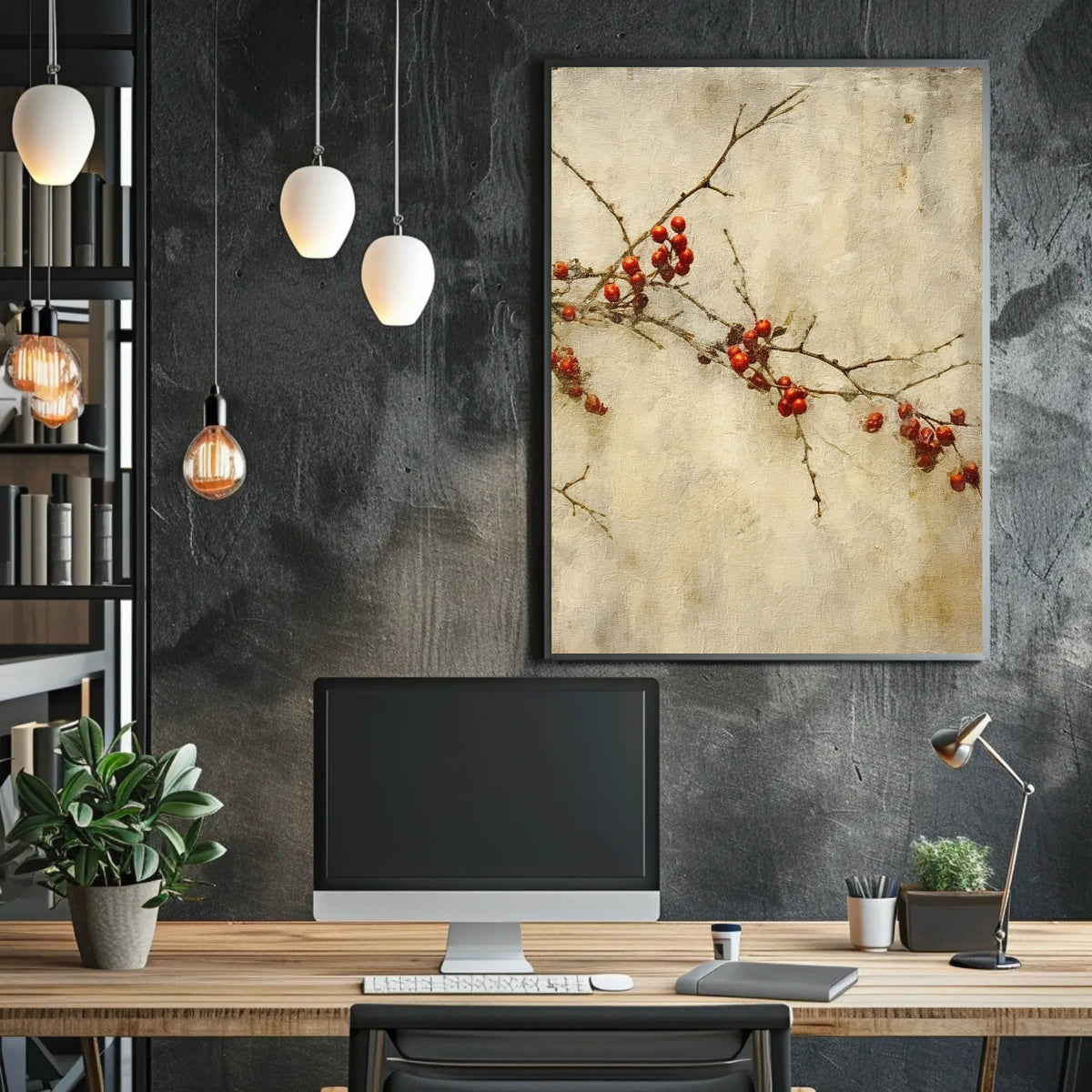 Winter Berries Poster
