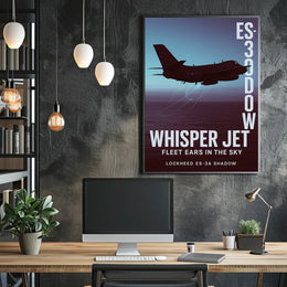Whisper Jet Fleet Ears in the Sky Poster PosterGoat
