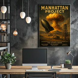 Manhattan Project Commemoration Poster