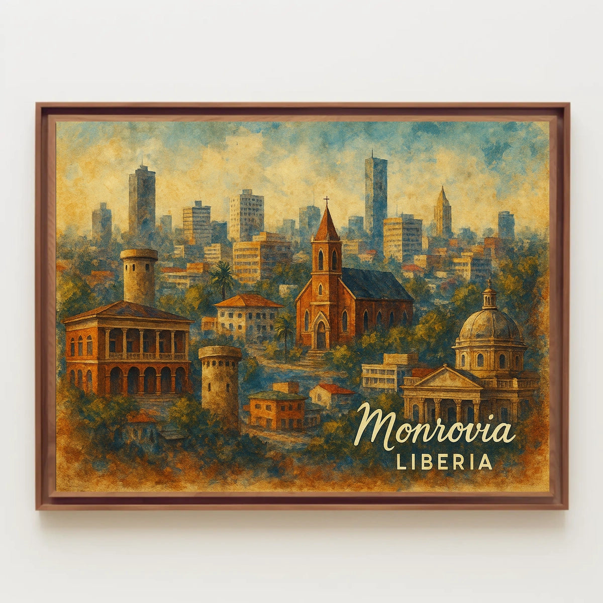 Monrovia, Liberia Poster