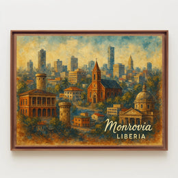 Monrovia, Liberia Poster