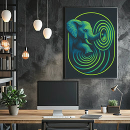 Echoing Elephant Poster