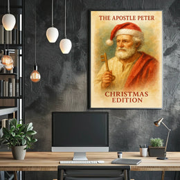 Saint Peter Christmas Artistic Pop Culture Poster